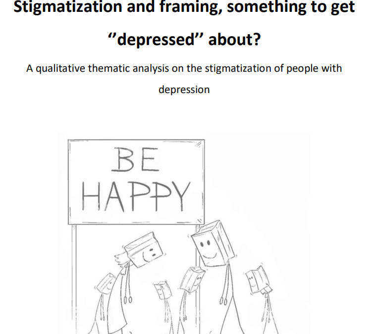 Stigmatization and framing, something to get ‘’depressed’’ about?