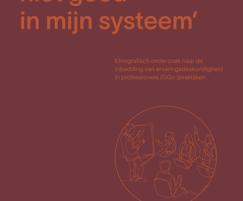 ‘Het zit gewoon niet goed in mijn systeem’: Etnografisch onderzoek naar de inbedding van ervaringsdeskundigheid in professionele (GGz-)praktijken